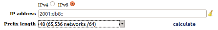 calculate prefix length