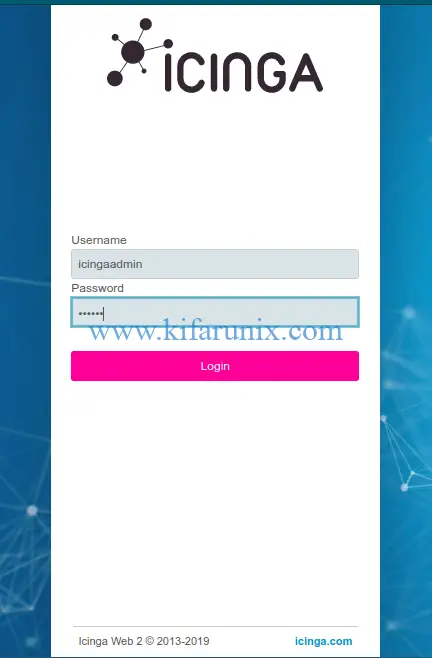 icinga login