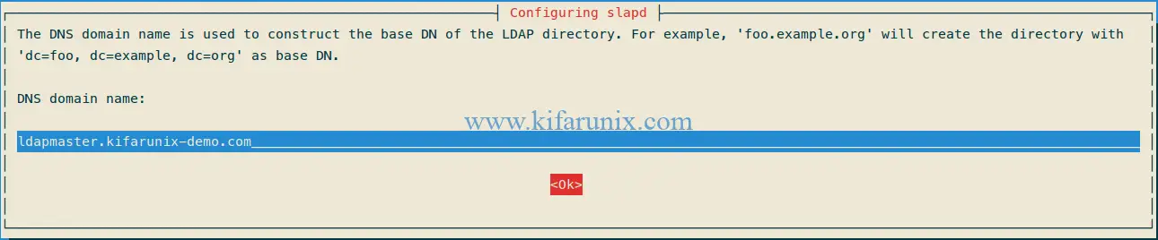 OpenLDAP base DN