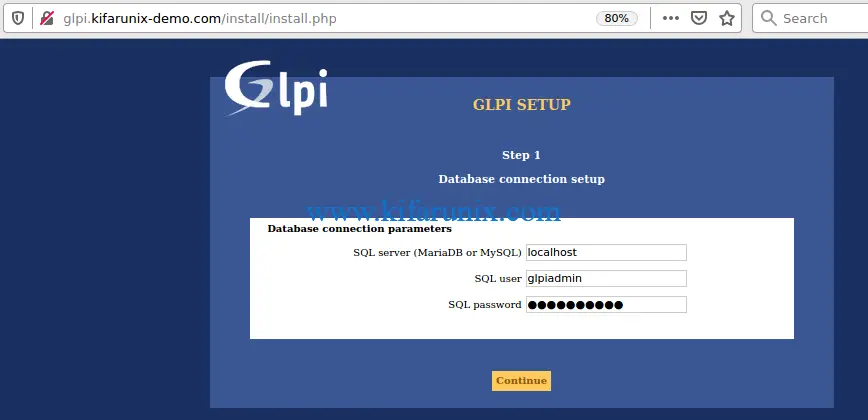 Install GLPI ITSM Tool on CentOS 8