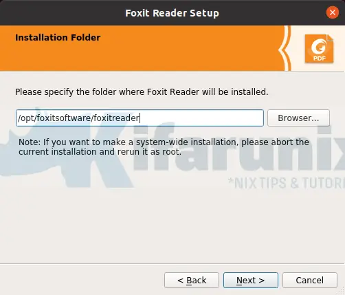 Install Foxit PDF Reader on Ubuntu 20.04