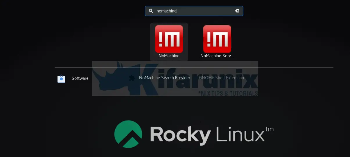 Install NoMachine on Rocky Linux 8