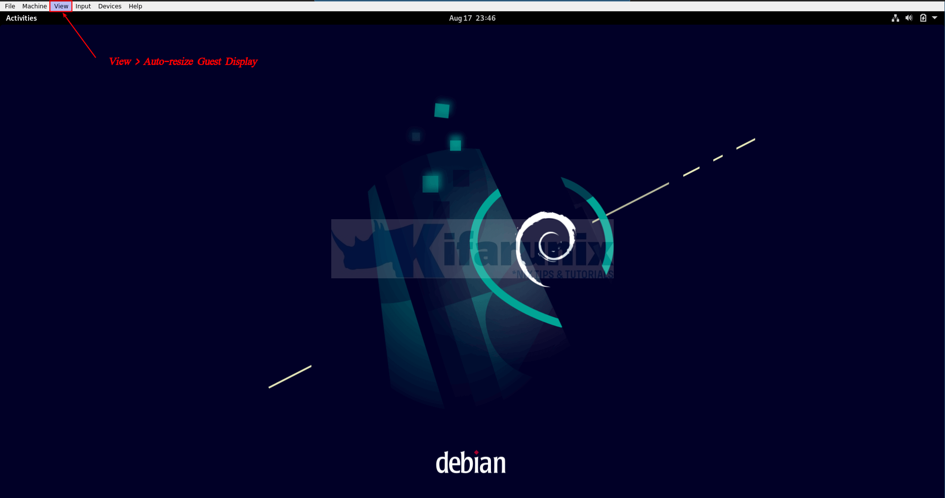 debian 11 virtualbox fullscreen