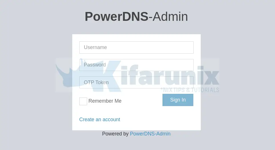 pdns web login