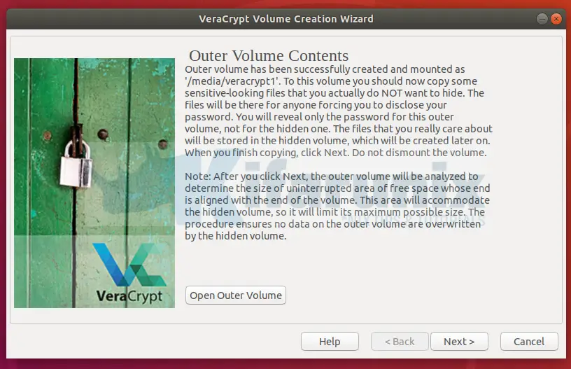 veracrypt drive encrypted mounted