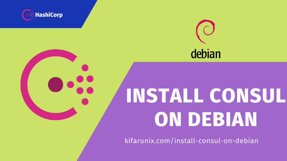 install Consul server on Debian