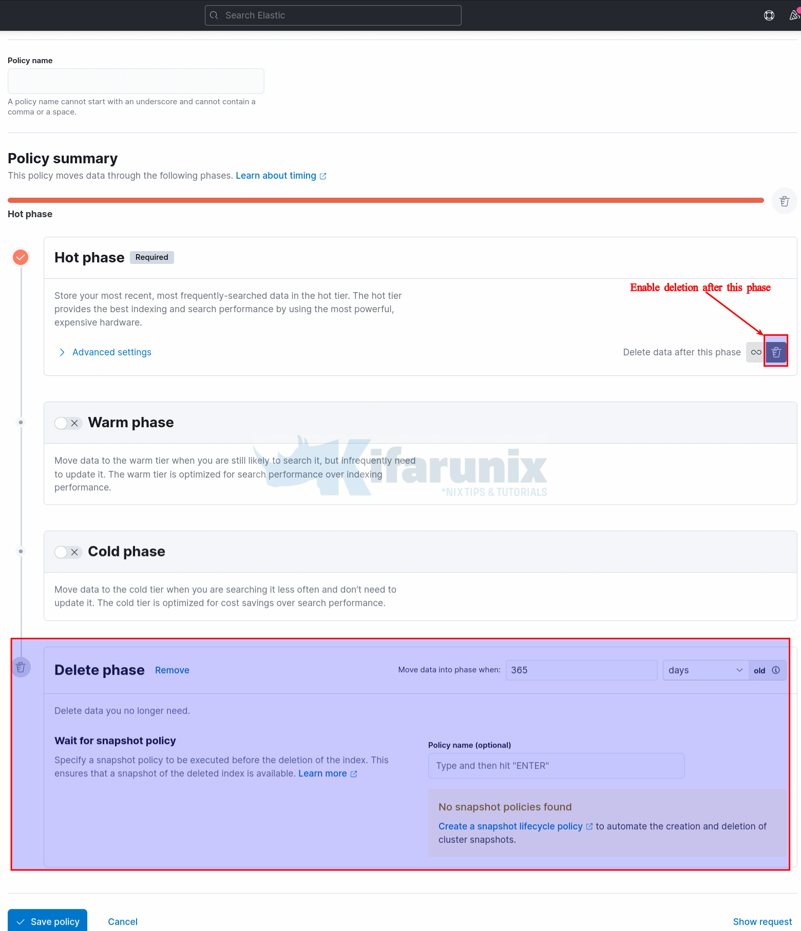 Configure Log Retention Period in ELK Stack