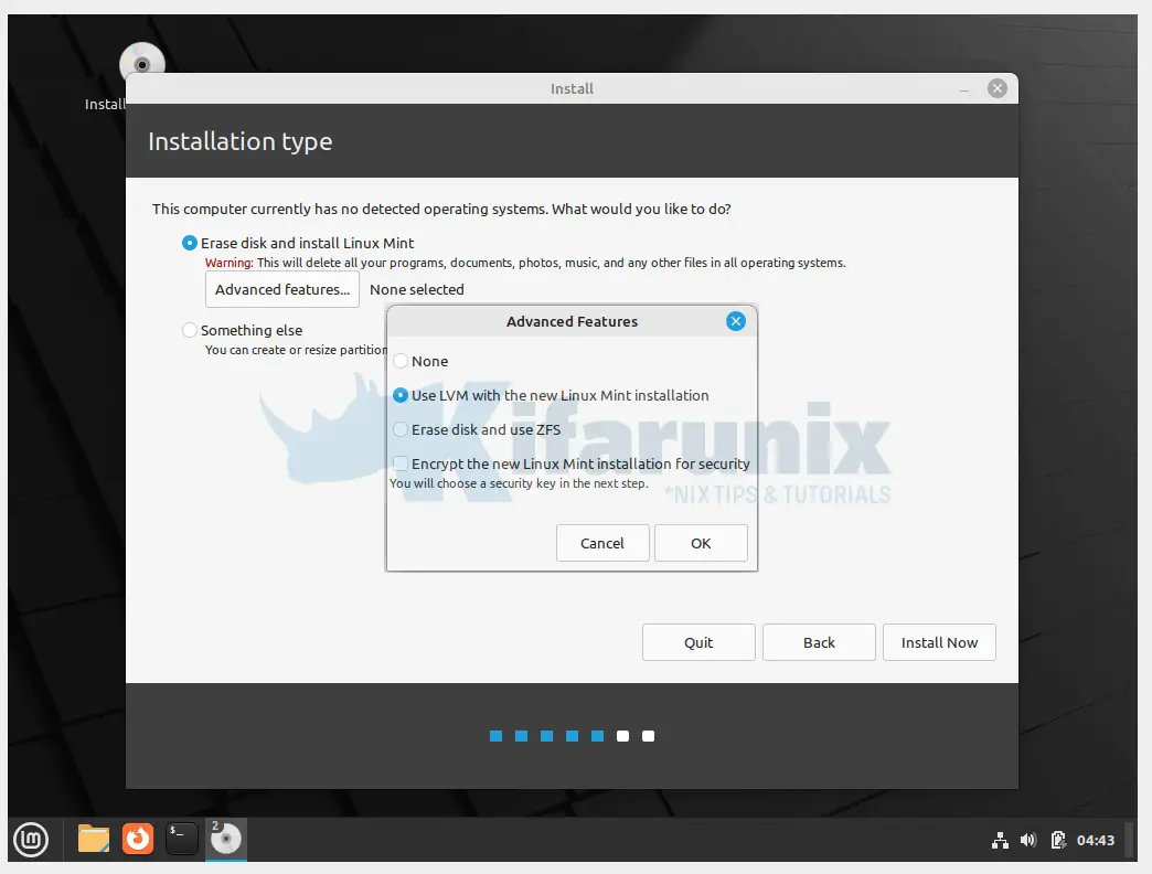 installation type