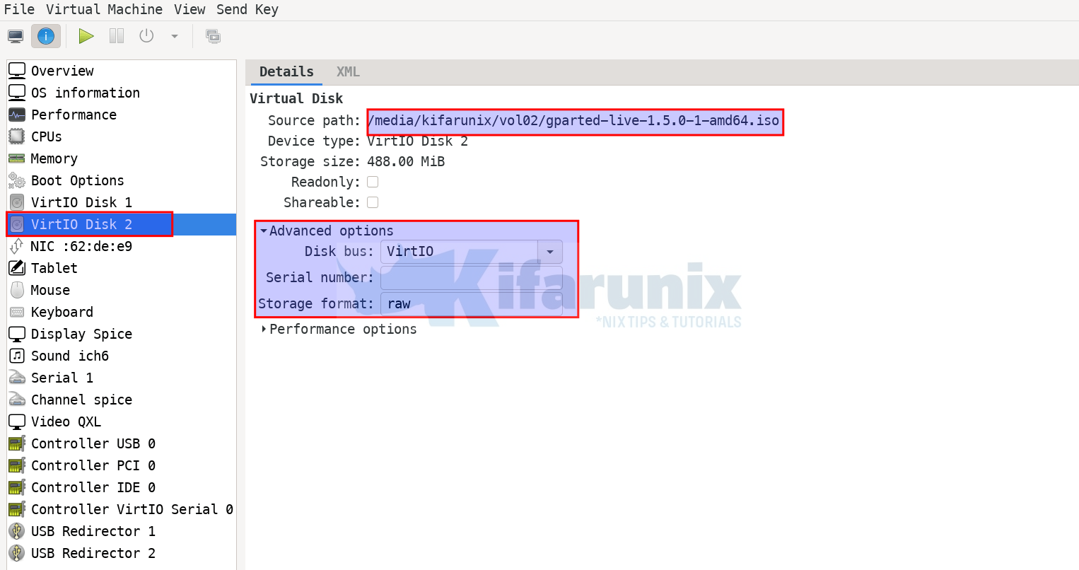 Decrease/Shrink KVM Virtual Machine Disk Size