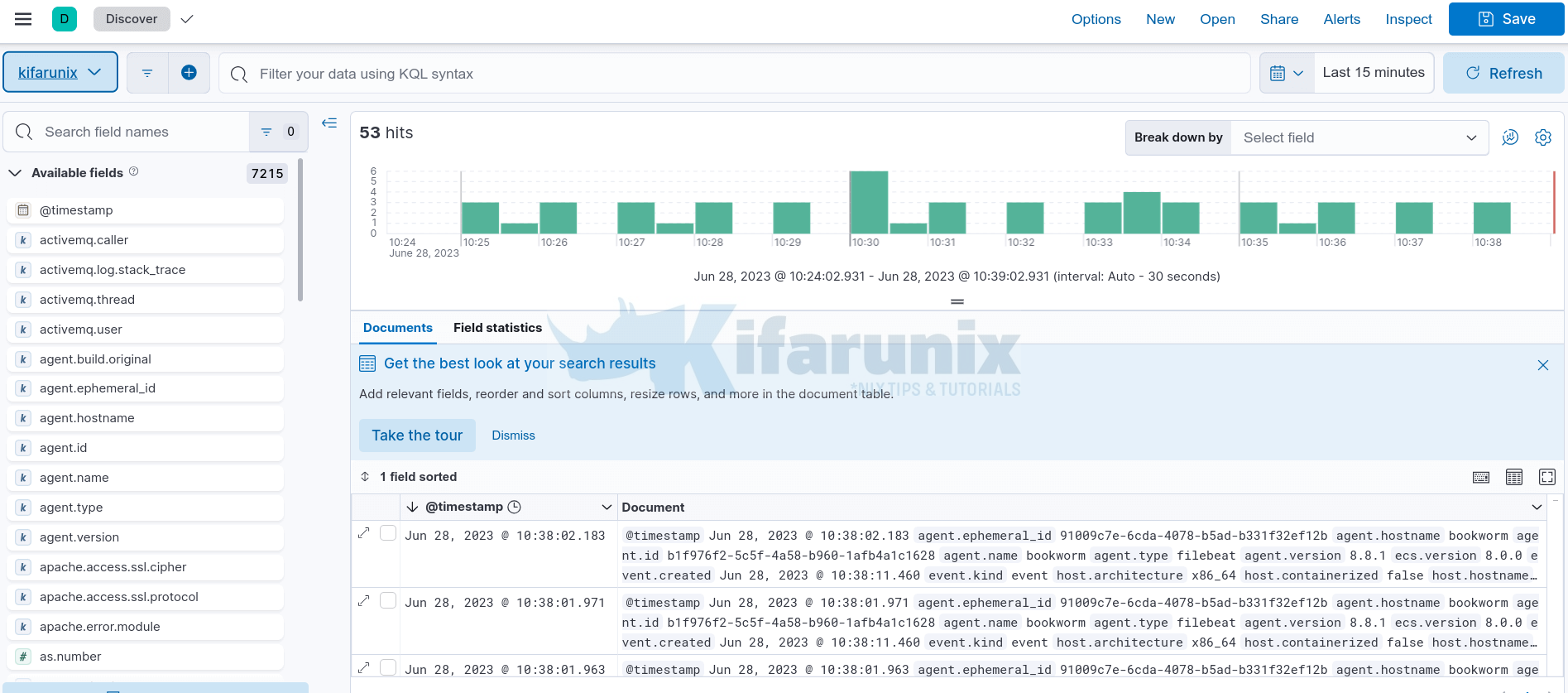 kibana data visualization