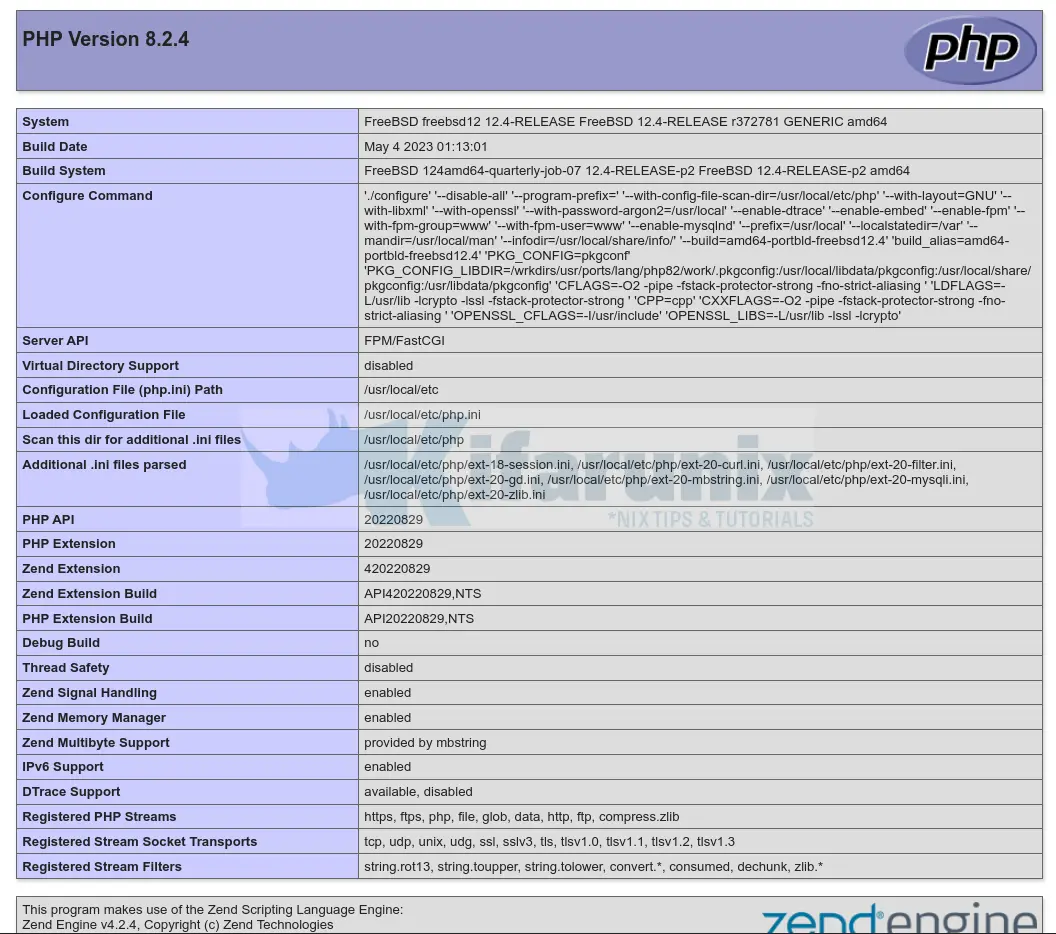 Install FEMP Stack on FreeBSD 12