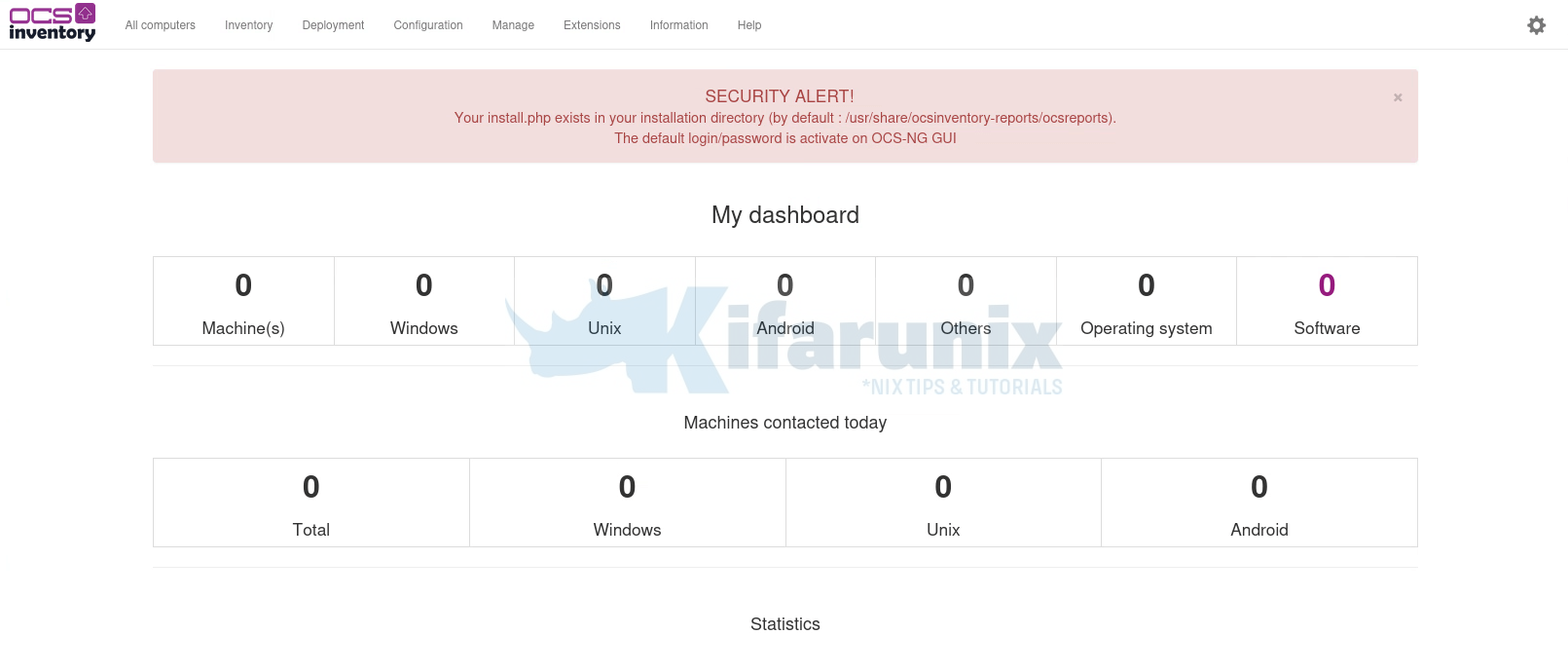 ocs ui web interface