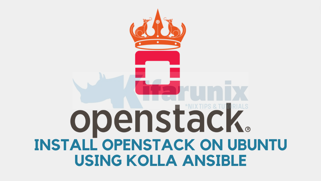 Install OpenStack on Ubuntu 24.04 using Kolla Ansible