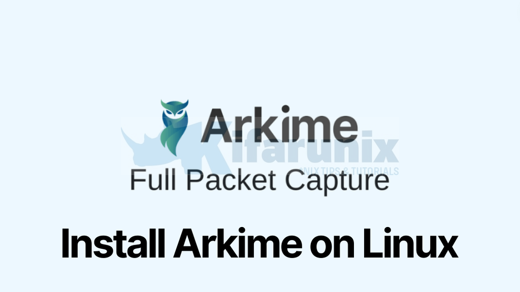 Install Arkime with Elasticsearch 8 on Ubuntu 24.04