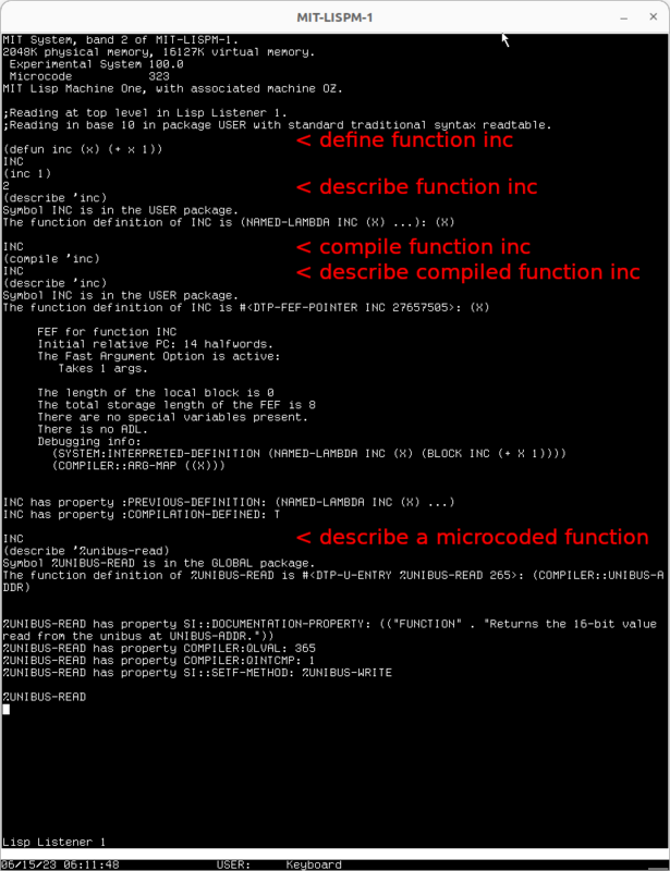 Interpreted, Compiled and Microcoded function descriptions