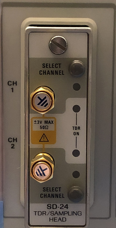 The working SD-24 head mounted on CSA803C