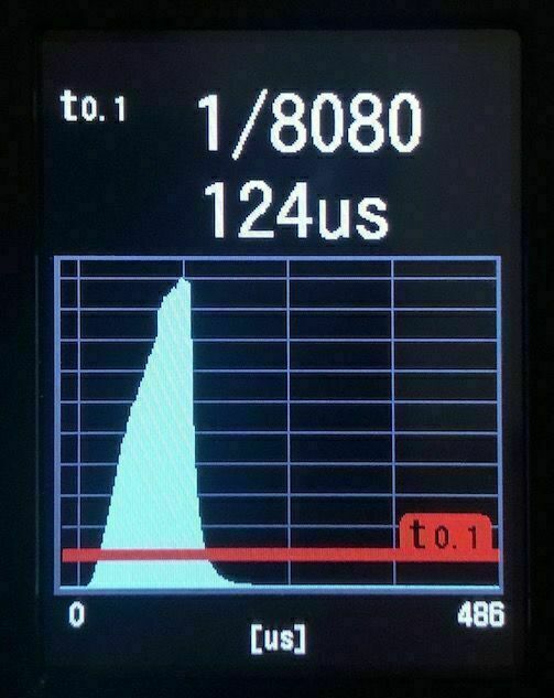 Flash Waveform at 1/16 power