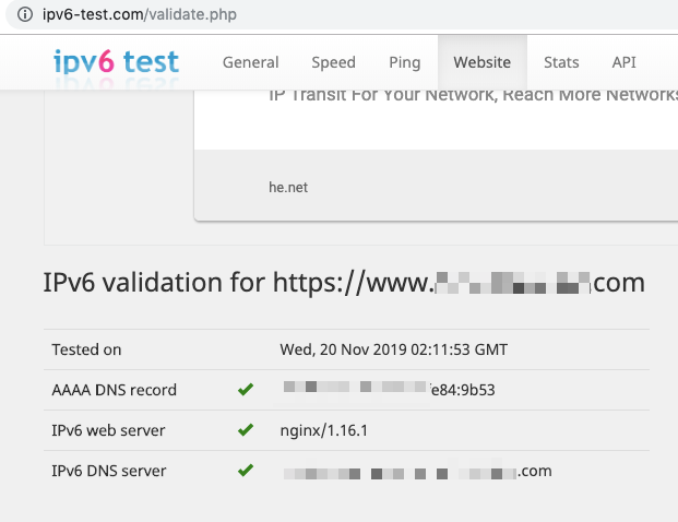 nginx从1.11.5版本开始默认自动支持ipv6，所以不再需要--with-ipv6编译选项