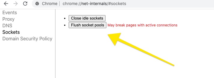 如何清理(清除)谷歌浏览器(google chrome)的dns缓存和socket 连接池