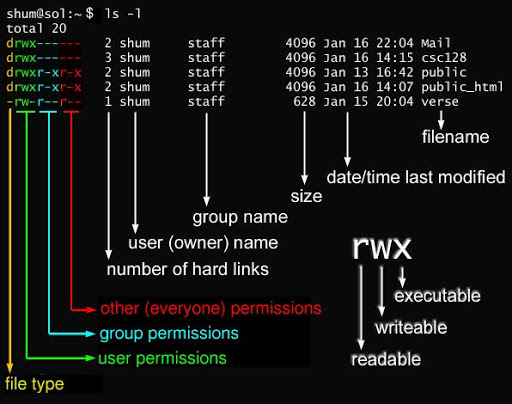 Linux用户对文件所属权限解读