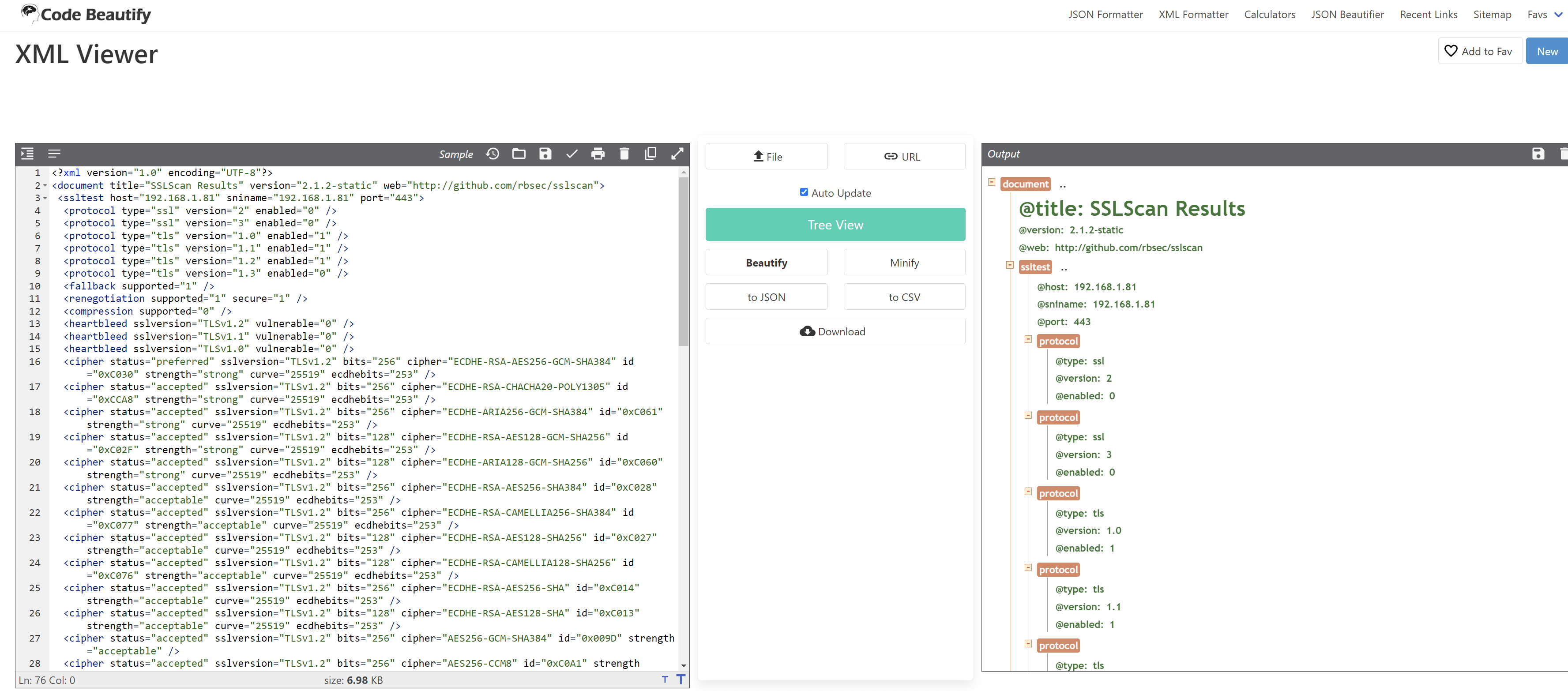 sslscan命令检测https证书使用方法